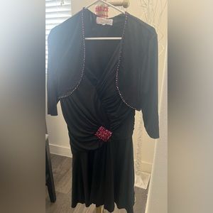 PREMIER 2 PIECE DRESS & JACKET WITH DESIGN - NWT - XL